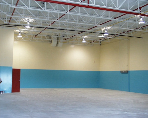 Commercial painting and decorating project by Winstanley Services